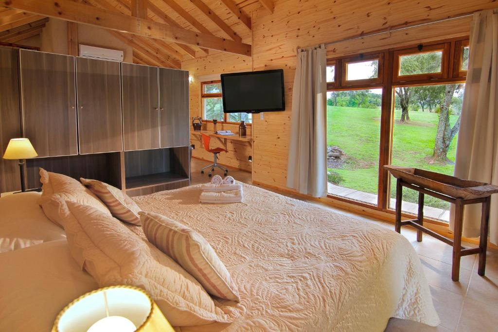 Cabañas Sierra Serena con pileta al aire libre