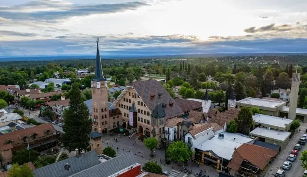 Villa General Belgrano desde el aire